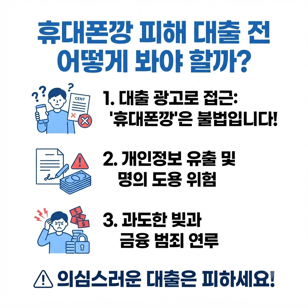 휴대폰깡 피해 비용 조건 비교 설명